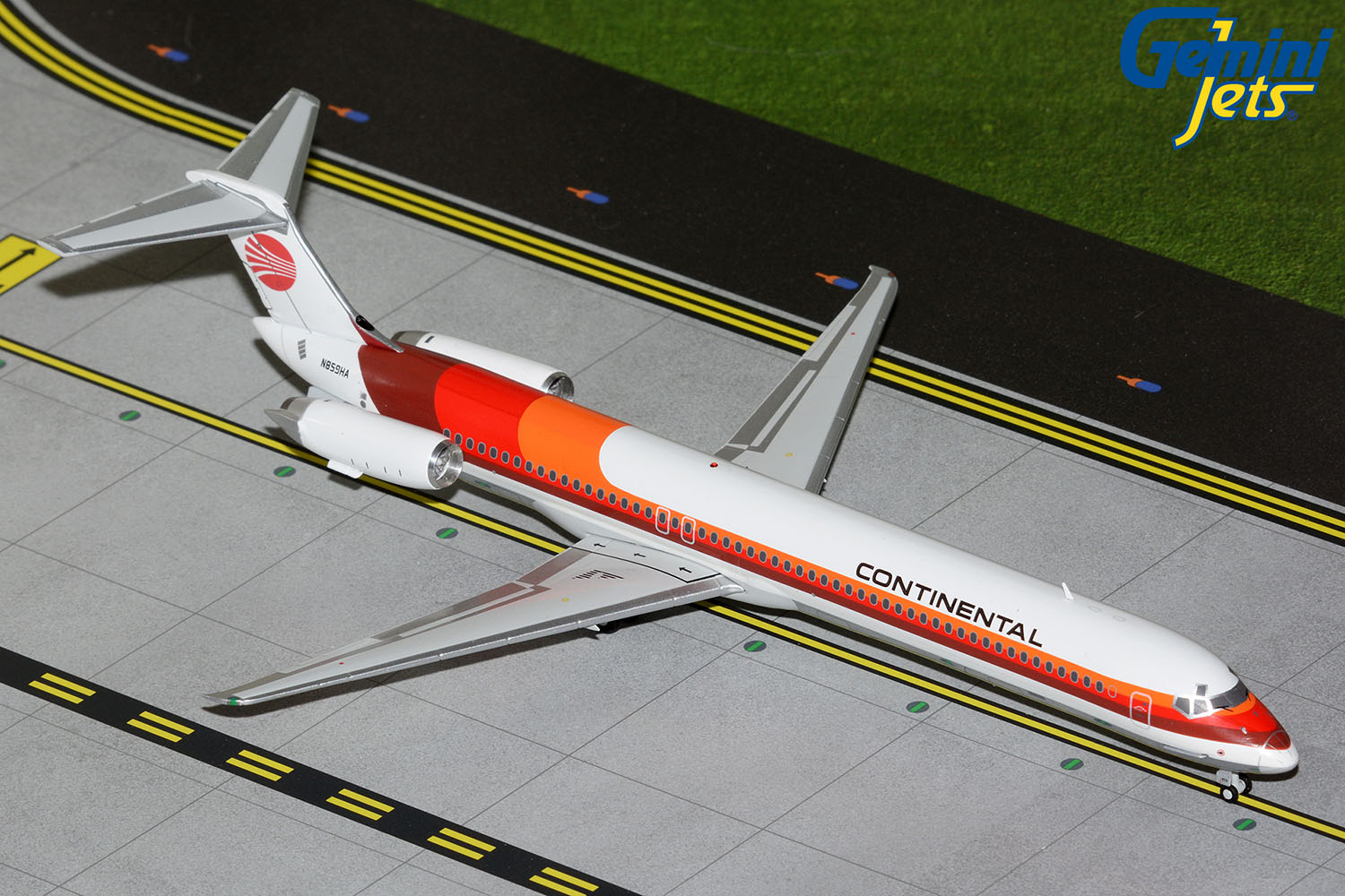 [予約]Gemini Jets 1/200 (ダイキャスト製) MD-80 コンチネンタル航空 ハイブリッド塗装 N859HA [MS]