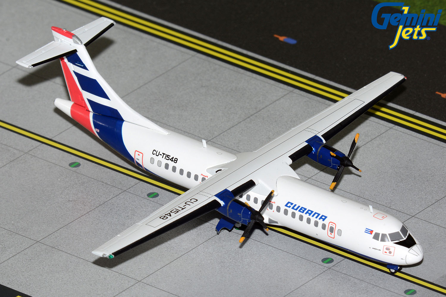 [予約]Gemini Jets 1/200 (ダイキャスト製) ATR72-200 クバーナ航空 CU-T1548