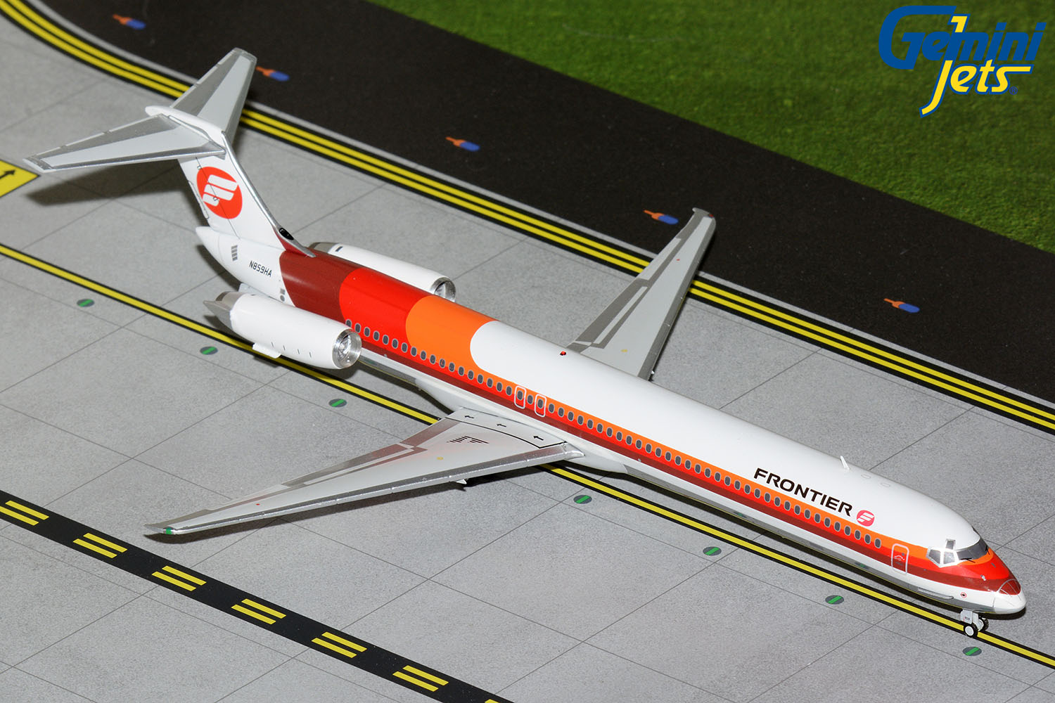 フィンエアー MD-80（DC-9-82）ダイキャストモデル 1/200 サンタ 最高級のスーパー フィンエアー MD-80（DC-9-82）ダイキャスト