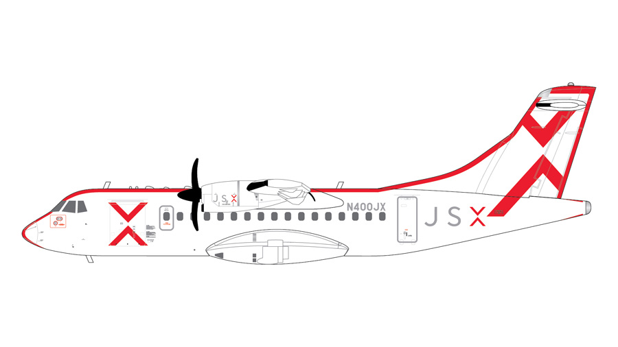 [予約]Gemini Jets 1/200 (ダイキャスト製) ATR 42-600 JSX N400JX