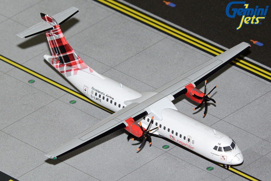 Gemini Jets 1/200 (ダイキャスト製) ATR72-600 ローガンエアー G-LMTE red livery