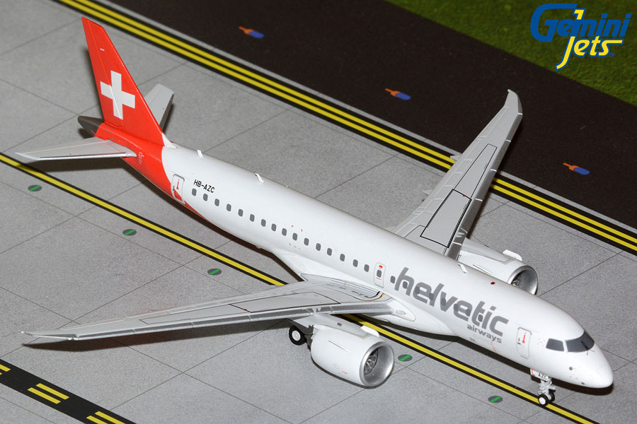Gemini Jets 1/200 (ダイキャスト製) E190-E2 ヘルヴェティックエアウェイズ HB-AZC