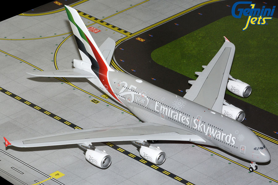 Gemini Jets 1/200 (ダイキャスト製) A380-800 エミレーツ航空 