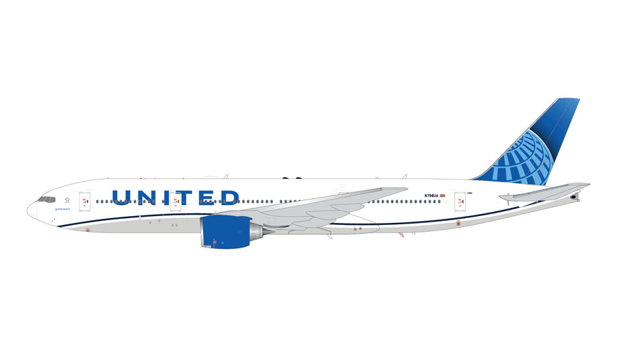 Gemini Jets 1/200 (ダイキャスト製) 777-200ER ユナイテッド航空 N798UA