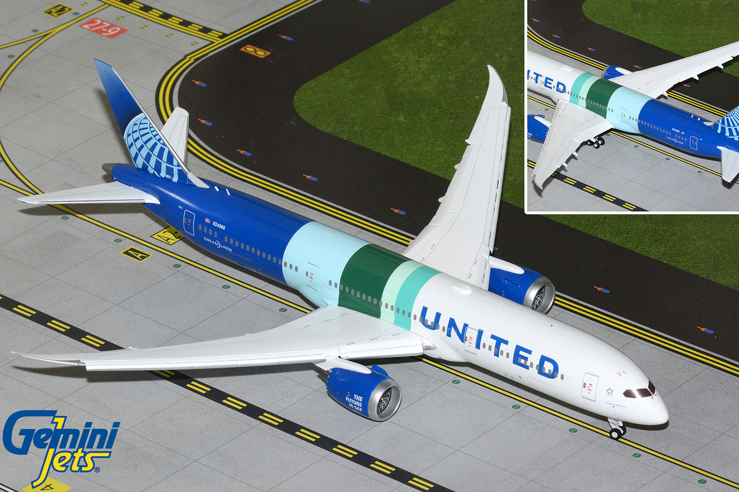 Gemini ユナイテッド 787-9 1/200　ジェミニ Gemini Jets 1/200 (ダイキャスト製) 787-9 ユナイテッド航空
