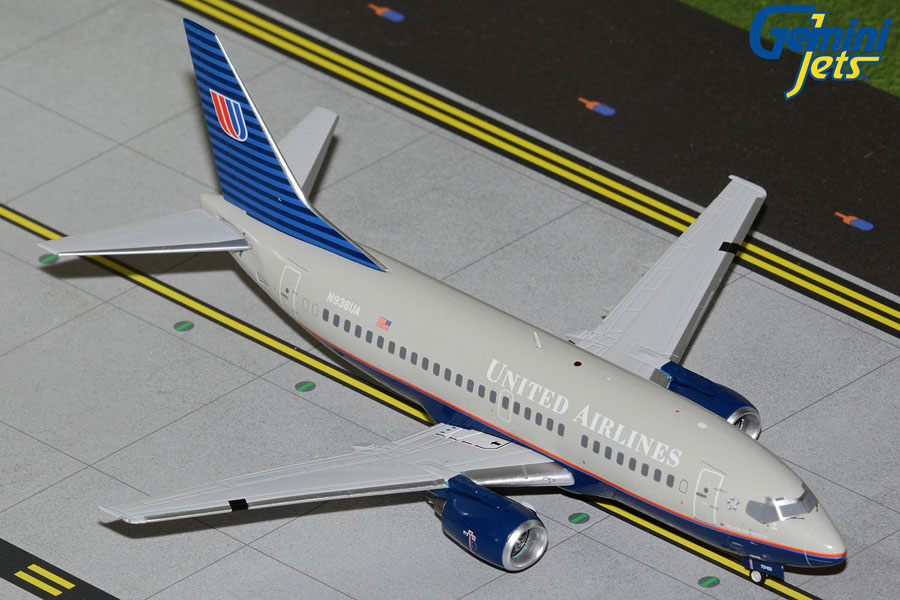 Gemini Jets 1/200 (ダイキャスト製) 737-500 ユナイテッド航空 N936UA battleship livery