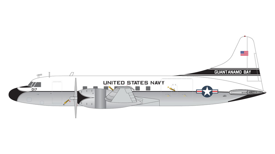 Gemini Jets 1/200 (ダイキャスト製) C-131F アメリカ海軍