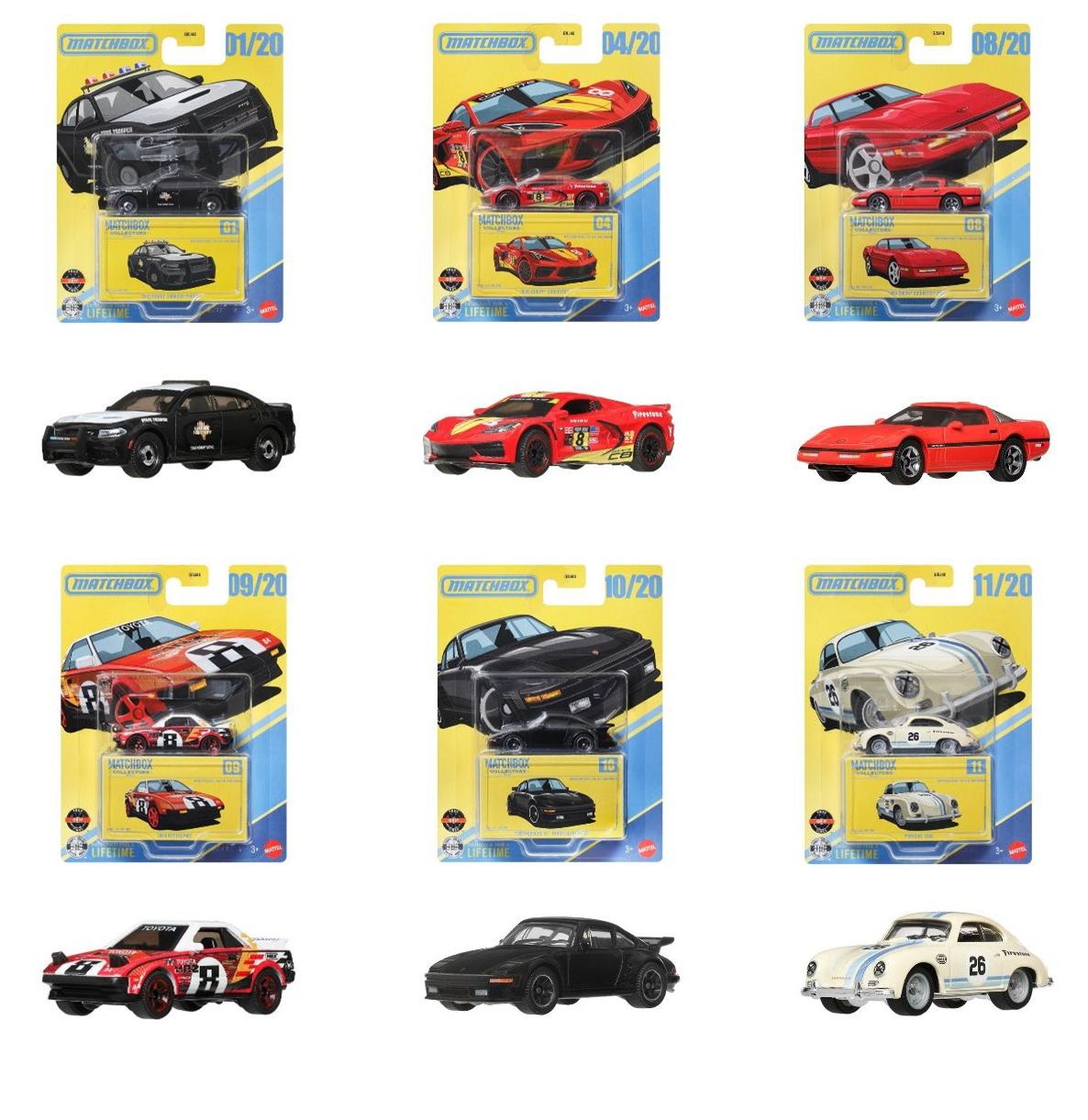 MATCHBOX 1/64 (ダイキャスト製) コレクターズ アソート