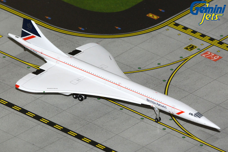 Gemini Jets 1/400 (ダイキャスト製) コンコルド ブリティッシュエアウェイズ Landor livery G-BOAA