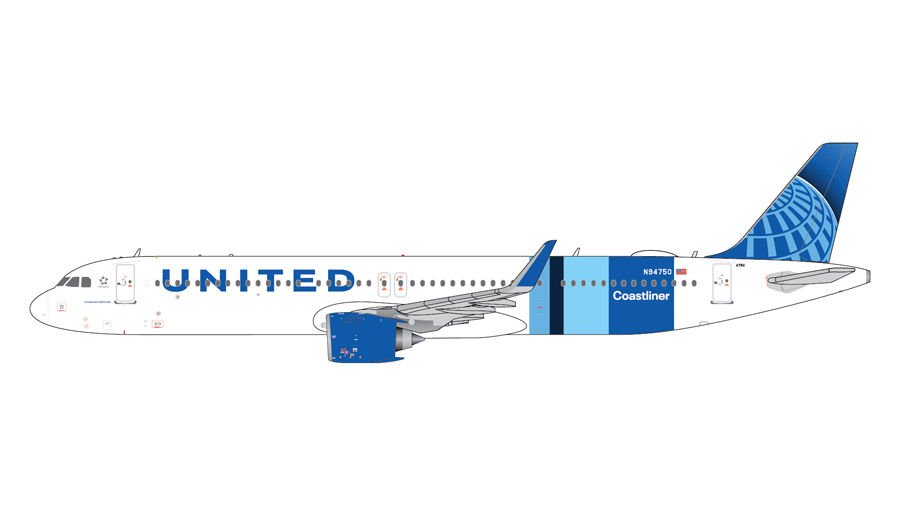 Gemini Jets 1/400 (ダイキャスト製) A321neo ユナイテッド航空