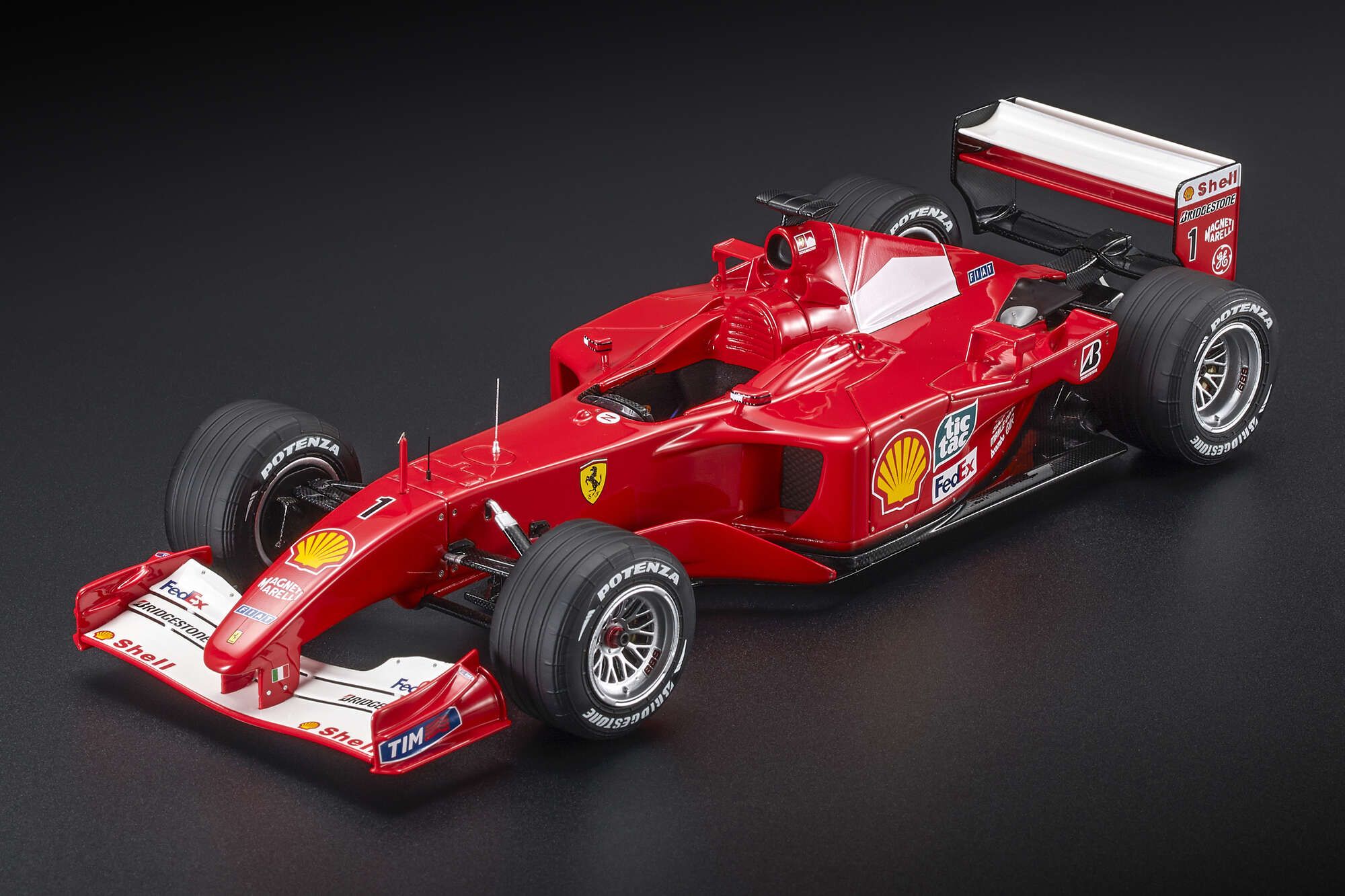 TOPMARQUES 1/18 (レジン製) F2001 2001 モナコGP ウィナー No,1 M