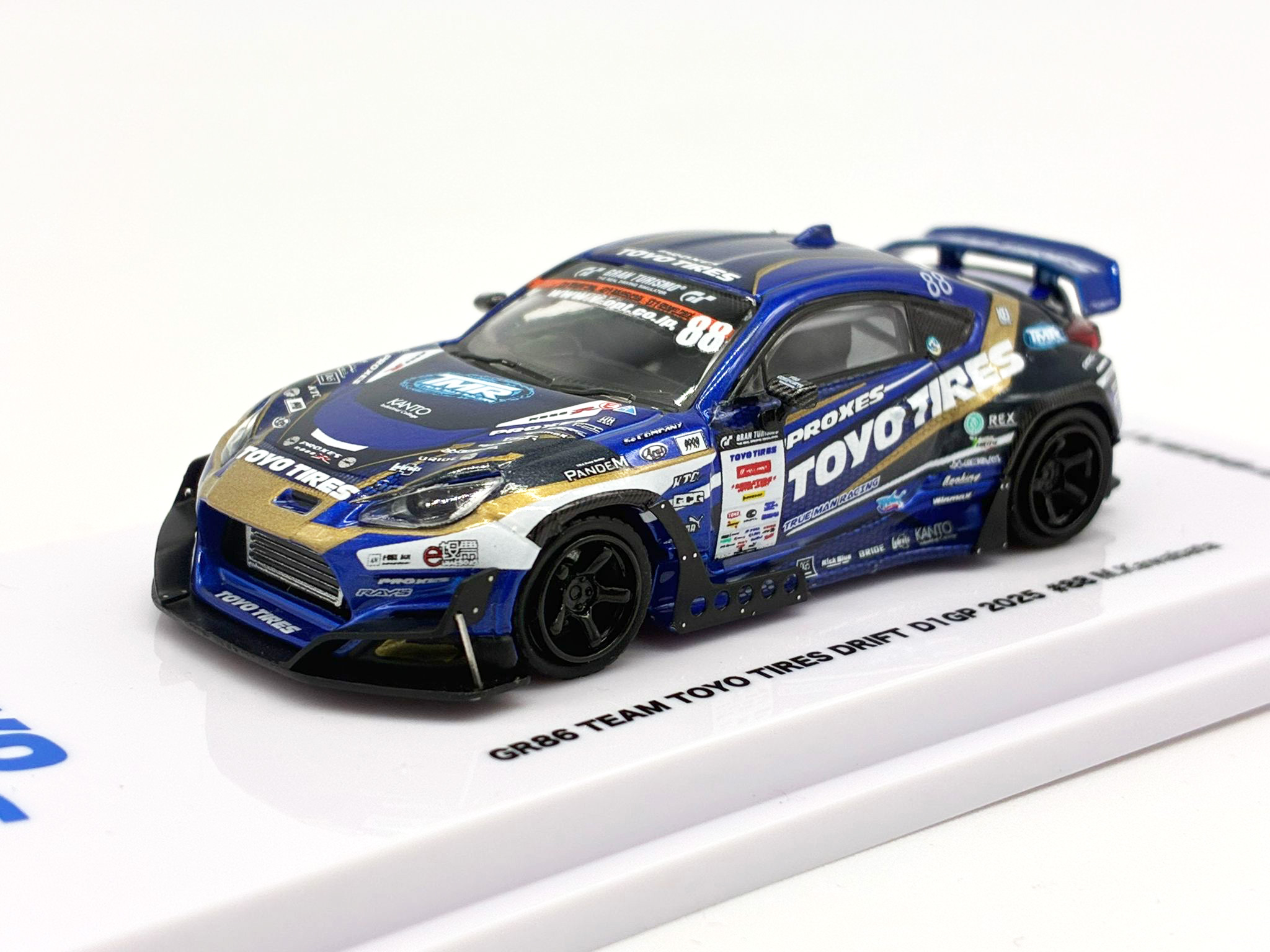 GULLIVER64 (ガリバー64) 1/64 (ダイキャスト製) GR86 Team Toyo Tires Drift D1GP 2025 #88 M.Kawabata