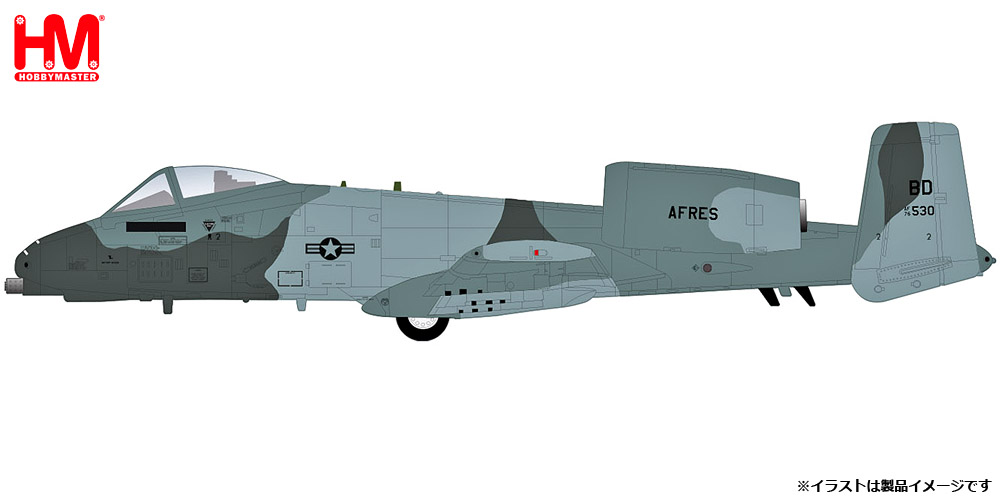 [予約]HOBBY MASTER 1/72 (ダイキャスト製) A-10A "Flipper" w/Mk.82・GBU-10・AGM-65・AIM-9