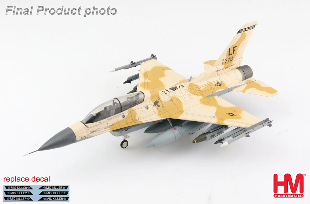 HOBBY MASTER 1/72 F-16D “アメリカ空軍 第310戦闘飛行隊 ミグキラー”