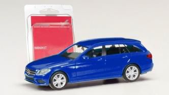 herpa Cars&Trucks 1/87 ミニキット メルセデスベンツ Cクラス Tモデル ウルトラマリンブルー