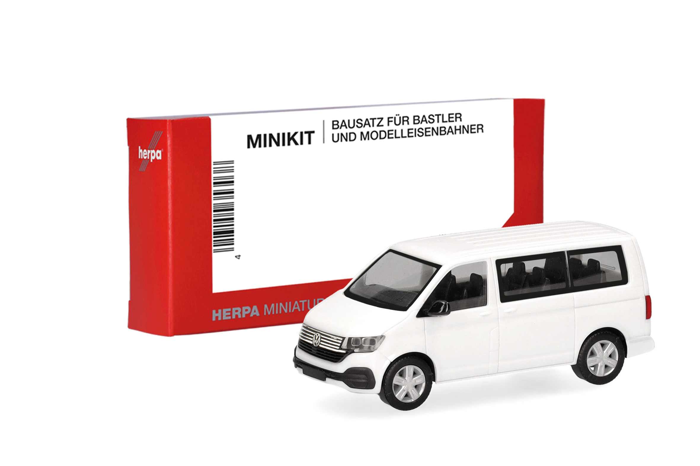herpa Cars&Trucks 1/87 (プラスチック製) ミニキット フォルクスワーゲン  T6.1 シャトル ホワイト