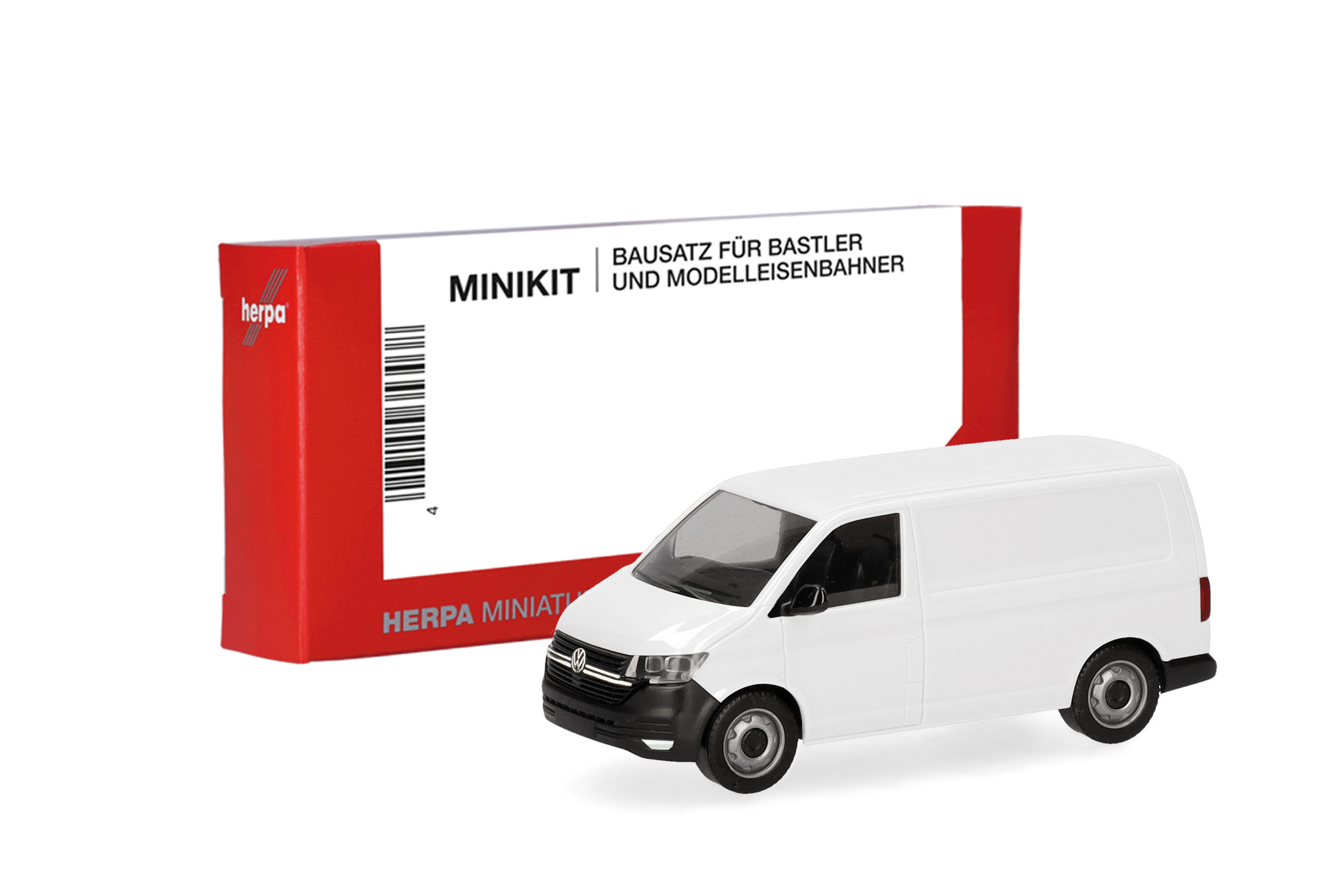[予約]herpa Cars&Trucks 1/87 (プラスチック製) ミニキット フォルクスワーゲン T6.1 パネルバン ホワイト
