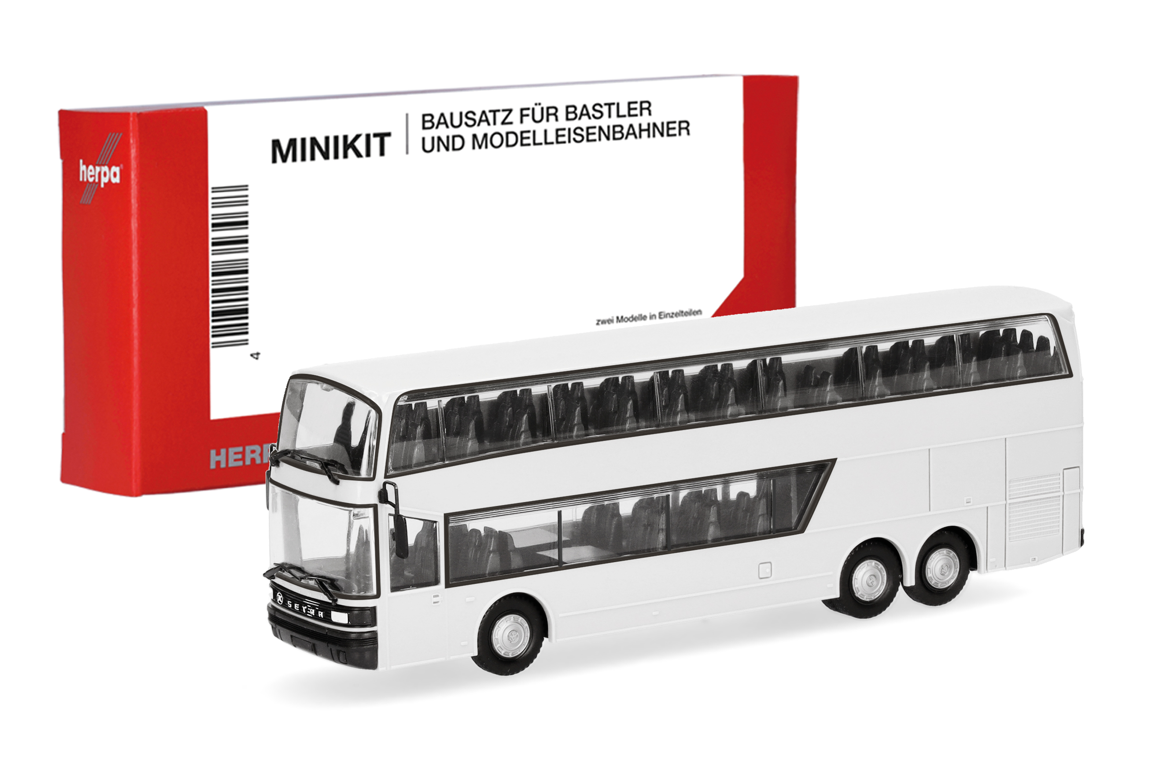 [予約]herpa Cars&Trucks 1/87 (プラスチック製) ミニキット セトラ 228 DT  ホワイト