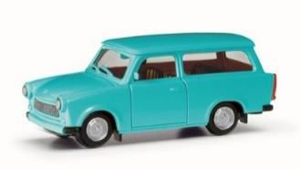 herpa Cars&Trucks 1/87 トラバント 601 ユニバーサル パステルターコイズ