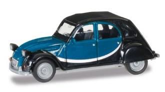 herpa Cars&Trucks 1/87 シトロエン 2 CV チャールストン ブルー／ブラック