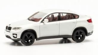 herpa Cars&Trucks 1/87 BMW X6 ホワイト ブラックリム