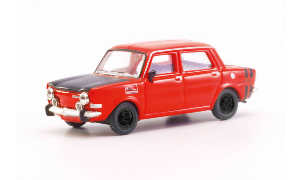 herpa Cars&Trucks 1/87 シムカ ラリー2 レッド／ブラックリム