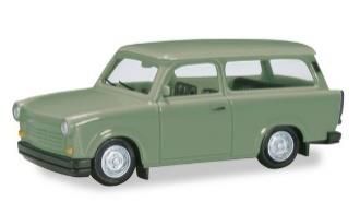 herpa Cars&Trucks 1/87 トラバント 1.1 ユニバーサル ペールグリーン