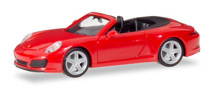 herpa Cars&Trucks 1/87 ポルシェ 911 カレラ2 カブリオレ レッド