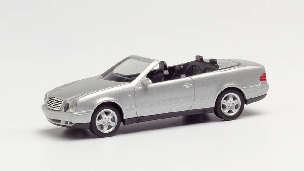 herpa Cars&Trucks 1/87 メルセデスベンツ CLK カブリオレ シルバーメタリック