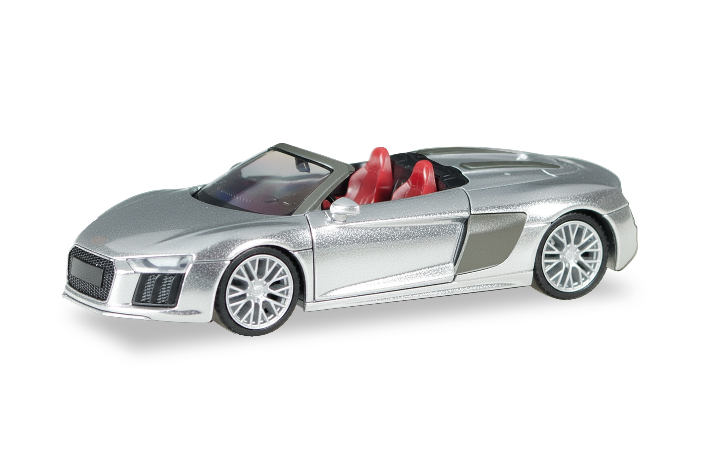 herpa Cars&Trucks 1/87 (プラスチック製) アウディ R8 V10 スパイダー  アイスシルバー