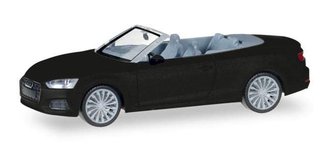 herpa Cars&Trucks 1/87 アウディA5 コバーチブルブラックメタリック