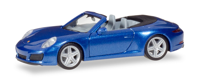 herpa Cars&Trucks 1/87 ポルシェ 911 カレラ 2 カブリオレ ブルーメタリック