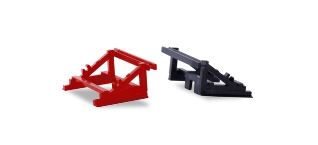 herpa Cars&Trucks 1/87 フォームフィッテイング8個セット 赤X4、青X4