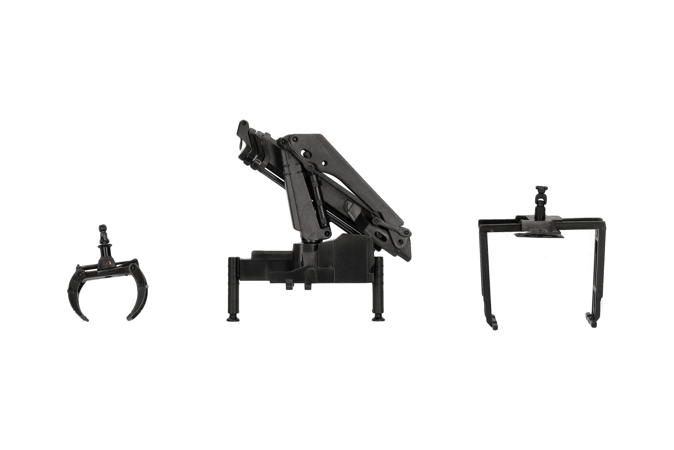 [予約]herpa Cars&Trucks 1/87 (プラスチック製) ローディングクレーン ブラック (アタッチメント3種付き) 