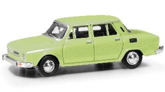 herpa Cars&Trucks 1/120 (プラスチック製)シュコダ 110L ライムグリーン