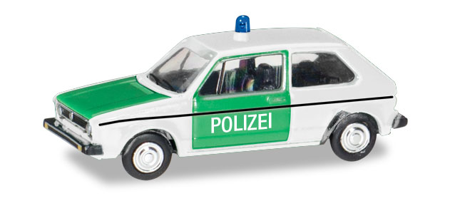 herpa Cars&Trucks 1/120 フォルクスワーゲン ゴルフ 1 "Polizei"