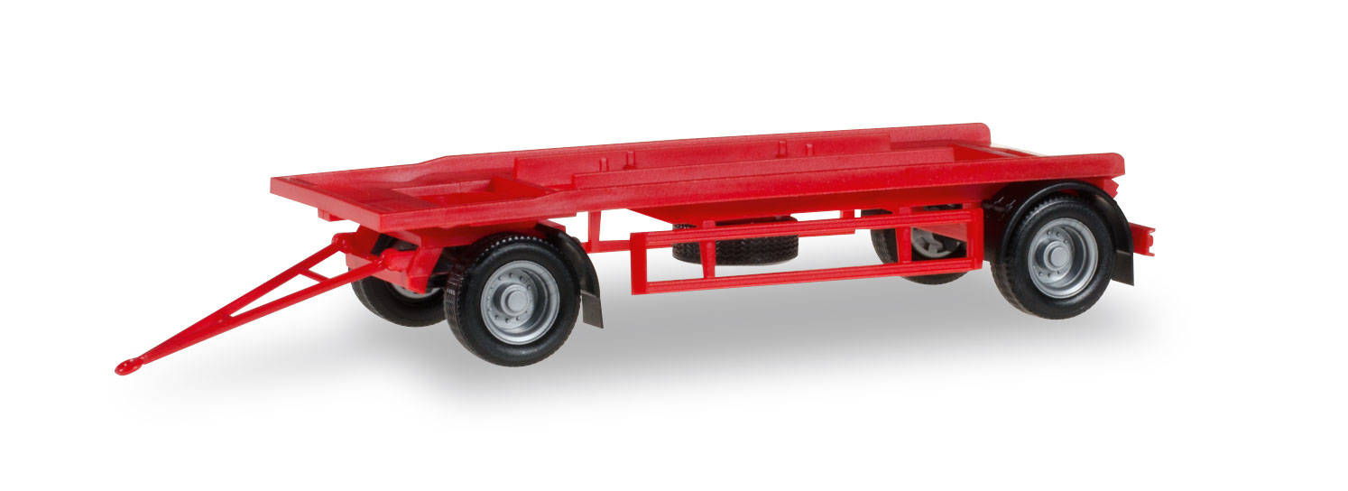 herpa Cars&Trucks 1/87 トレーラー レッド 2a