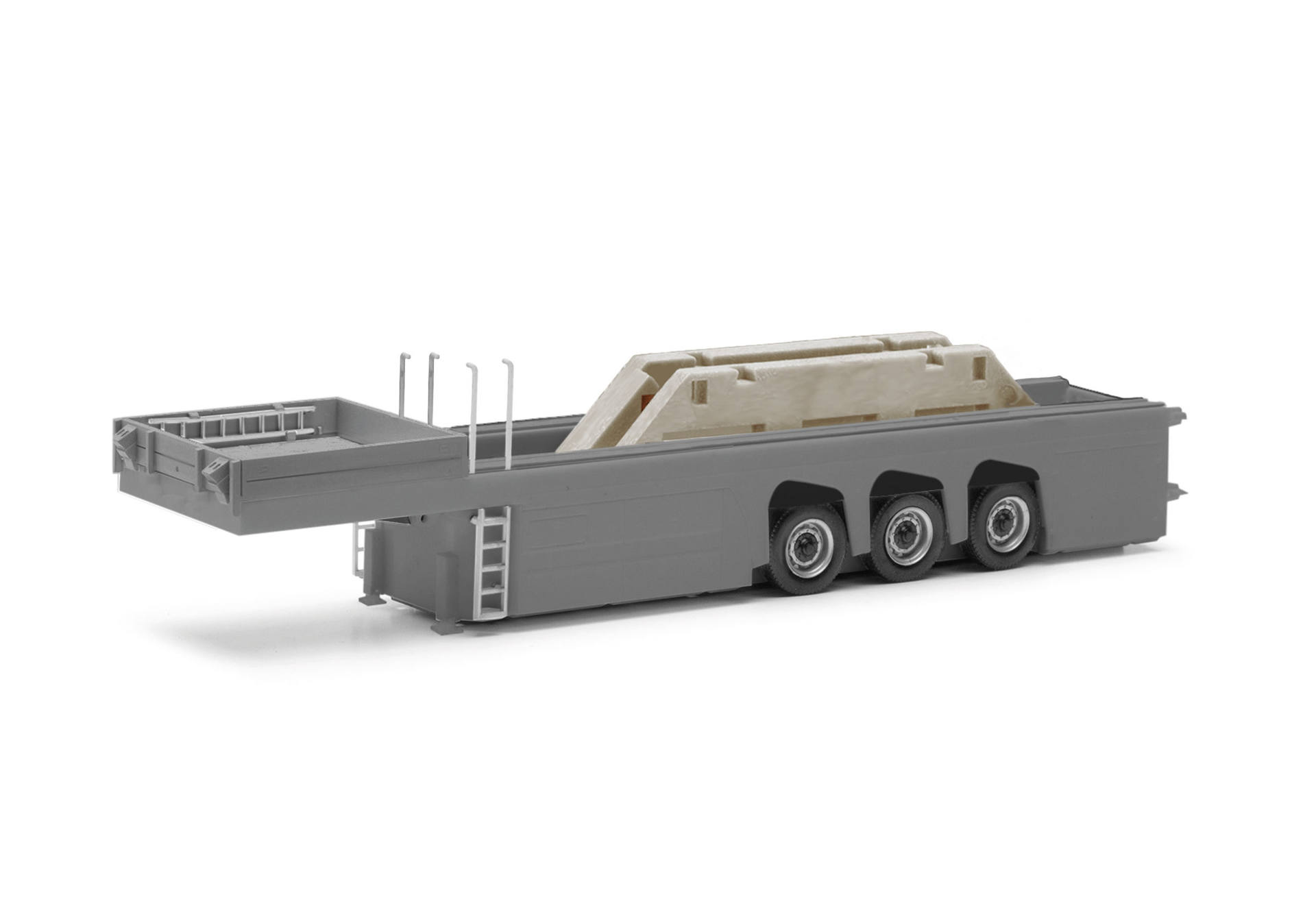 herpa Cars&Trucks 1/87 建材運搬セミトレーラー Herpa shell construction house 最上階部分付