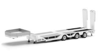 herpa Cars&Trucks 1/87 ゴールドホッファー オールラウンダー セミトレーラー 3軸 ホワイト
