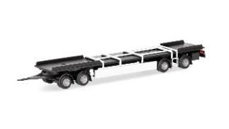 herpa Cars&Trucks 1/87 (プラスチック製) シャーシ 4軸 スウェーデン （2個）