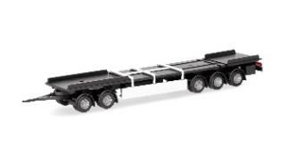 herpa Cars&Trucks 1/87 (プラスチック製) シャーシ 5軸 スウェーデン （2個）