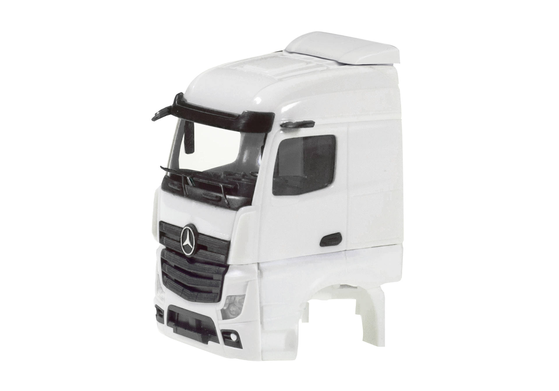 [予約]herpa Cars&Trucks 1/87 (プラスチック製) メルセデスベンツ アクトロス ストリームスペース ドライバーズキャビンサイドベンチレーション付 ホワイト (2個)