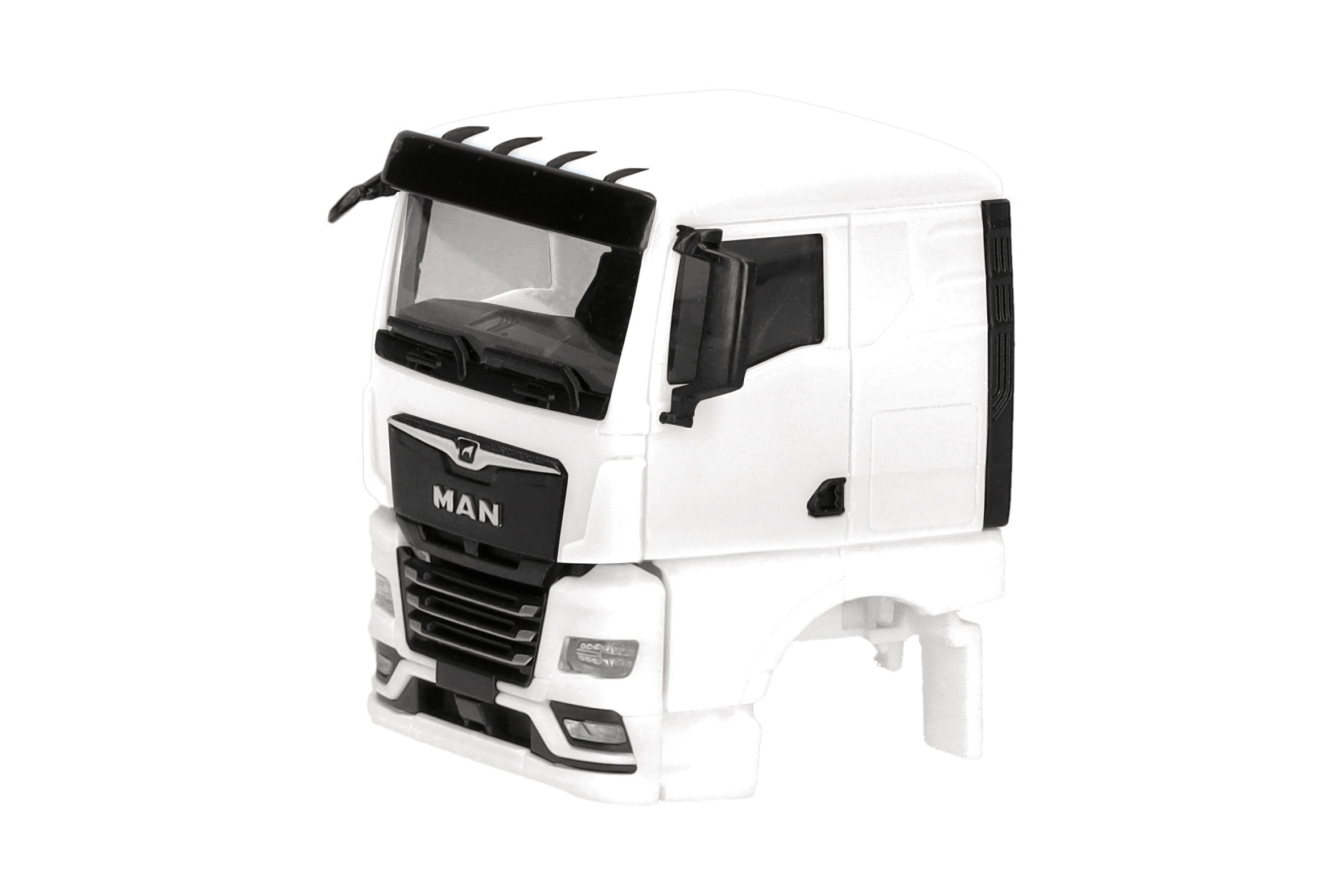 [予約]herpa Cars&Trucks 1/87 (プラスチック製) MAN TGX GN キャビン ホワイト (2個)