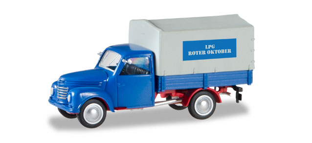 herpa Cars&Trucks 1/87 Framo 901/2 canvas"LPG Roter Oktober"