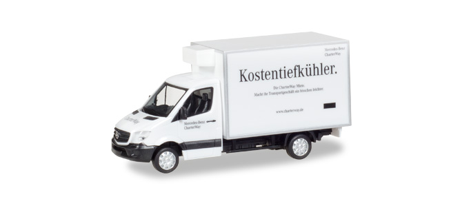 herpa Cars&Trucks 1/87 メルセデスベンツ スプリンター 冷蔵ボックストレーラー"ChaterWay"