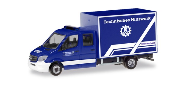 herpa Cars&Trucks 1/87 メルセデスベンツスプリンター '13 box"THW Munich region"