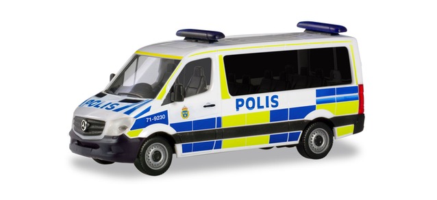 herpa Cars&Trucks 1/87 メルセデスベンツ スプリンター '13 バス FD Polis