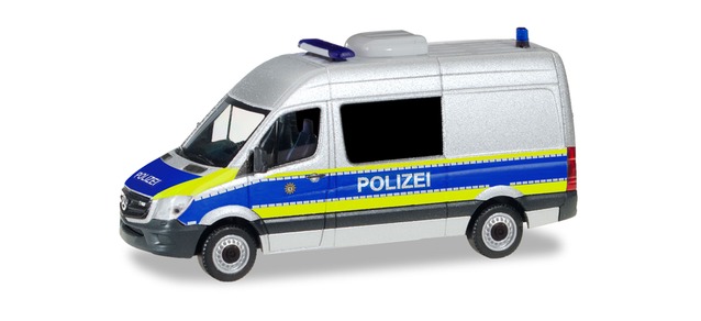 herpa Cars&Trucks 1/87 メルセデスベンツ スプリンター ハイルーフバス "ベルリン警察/危険物監視班"