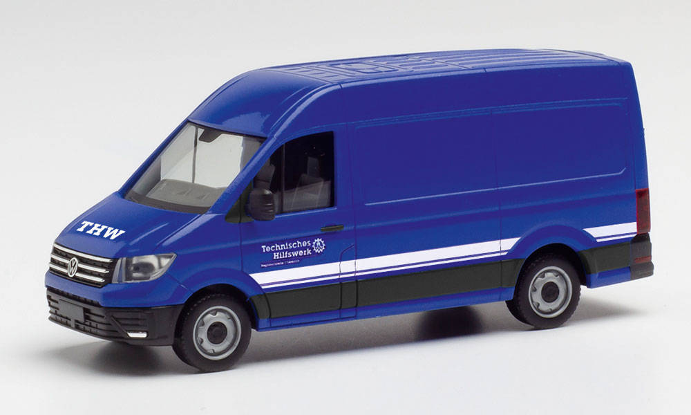 herpa Cars&Trucks 1/87 フォルクスワーゲン クラフター ボックスハイルーフ THW ドレスデン
