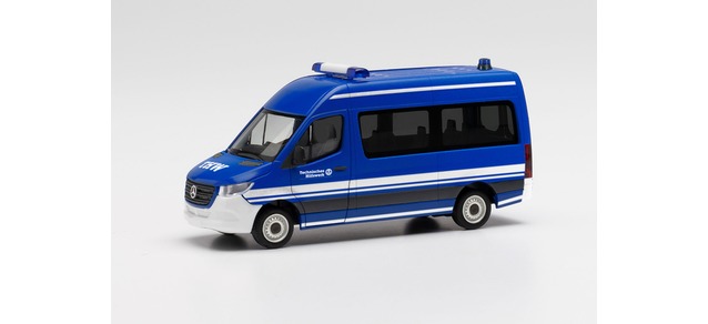 herpa Cars&Trucks 1/87 メルセデスベンツ スプリンター 18 ハイルーフ バス "THW"